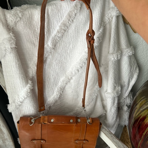 Tan Leather vintage Bag